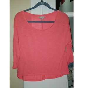 Half sleeve pink shirt